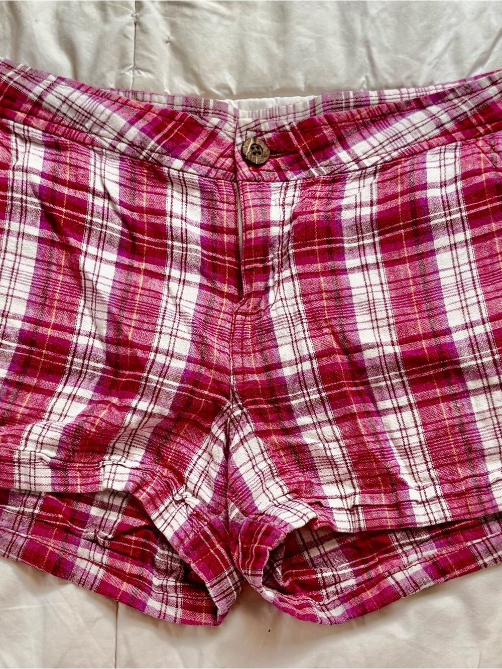 Women’s Delia’s Pink Plaid Cotton Shorts
